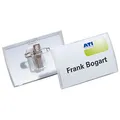 Produktbild: DURABLE Click Fold Namensschilder mit Kombiklemme 7,5 x 4,0 cm, 25 St.