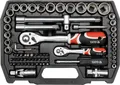 Produktbild: 5906083387821 ZESTAW NARZĘDZIOWY 1/2'' 1/4' 72 CZĘŚCI M YATO