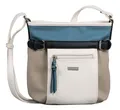 Produktbild: TOM TAILOR Juna Cross Bag S Umhängetasche Tasche Denim Blue taupe weiß Neu