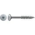 Produktbild: SPAX Flachrückwandkopf für Korpus - Teilgewinde, Rückwandkopf, T-STAR plus, 4CUT, Vernickelt Oberfläche: Vernickelt|Schraubenlänge in mm: 30 mm|Kopfform: Flachrückwandkopf|Gewindeform: Teilgewinde
