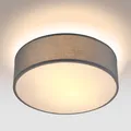 Produktbild: DeubaXXL DE Deckenlampe Grau Stoff Ø30cm 109124