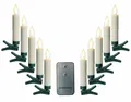 Produktbild: 10 kabellose LED Kerzen inkl. Batterien und Fernbedienung XMAS Lichterkette