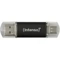 Produktbild: Intenso Twist Line Typ-A/Typ-C 64GB USB-Stick Mit Schutzkappe, bis zu 70 MB/s, USB 3.2 Gen 1x1 5 Gbit/s