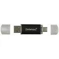 Produktbild: Intenso USB-Stick Twist Line, 64 GB, mit USB 3.2 Typ A & USB Typ C