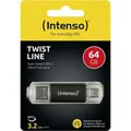 Produktbild: Intenso Twist Line 64GB USB Stick USB-A & USB-C 3.2 Gen1