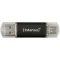 Produktbild: Intenso Twist Line USB-Stick 64 GB Anthrazit 3539490 USB-A, USB-C®, USB-A (USB