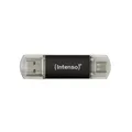 Produktbild: Intenso Twist Line 64 GB, Dual USB-Stick 3.2 Gen 1x1, USB-C und USB-A, 70MB/s, A