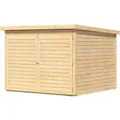 Produktbild: Karibu Fahrradgarage Naturbelassen 167 x 209 x 212 cm