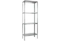 Produktbild: SCHULTE Regalwelt Steckregal mit 4 PowerMAX Fachböden, 65 kg Tragkraft, 180x60x40 cm (HxBxT)