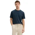 Produktbild: Marc O'Polo T-Shirt in softer Slub-Jersey-Qualität blau S (46)