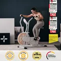 Produktbild: SportPlus I Profi Air Bike I mit Luftwiderstand & App Kompatibilität, Heimtrainer für HIIT, Fitness-Bike trainiert Arme und Beine, bis 135 kg, SP-FB-2100-W-iE