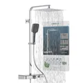 Produktbild: SCHÜTTE Duschsystem OCEAN, Edelstahl Regendusche mit Thermostat und Ablage, Duschbrause, Dusche