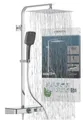 Produktbild: SCHÜTTE Duschsystem OCEAN, Edelstahl Regendusche mit Thermostat und Ablage, Dusc