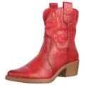 Produktbild: Elara Western Boots Damen im minimalistischen Cowboy-Style Cowboystiefel rot 39 EU