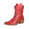 Produktbild: Elara Damen Stiefeletten Cowboy Boots Chunkyrayan 301-A31P Red PU-39