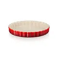 Produktbild: LE CREUSET Tarteform aus Steinzeug, 24 cm, 1.4 Liter, Kirschrot, 71120240600001