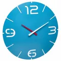 Produktbild: TFA Wanduhr 60.3536.14 Contour, Kunststoff, analog, Funkuhr, Ø 35 cm, himmelblau