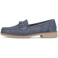 Produktbild: Rieker Damen Penny Loafer Slipper 51863, Größe:38 EU, Farbe:Blau - Blau - 38