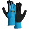 Produktbild: Winterhandschuh latex blau/schwarz 2228 Größe 9 - Texxor