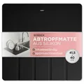 Produktbild: Schock® Abtropfmatte aus Silikon anthrazit I Flexible Abtropfunterlage für Küchen I Spülmaschinengeeignetes Zubehör I Lebensmittelecht und BPA-frei I rutschfest und hitzebeständig I Größe 400x415 mm