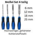 Produktbild: Holzmeißel Set Stechbeitel Stecheisen Stemmeisen Meißel für Holzarbeiten 6-25mm