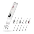Produktbild: medisana MP 940 Elektrisches Maniküre- und Pediküre-Set – Mit Nagelfeile, Nagelbohrer und Hornhautentferner, Nagelpflege-Set für Hand- und Fußpflege