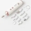 Produktbild: elektrische Nagelfeile Nagelfräser Maniküre & Pediküre Set inkl. 8 Aufsätze