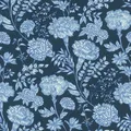Produktbild: Rasch Tapeten 865004 - Vliestapete mit Blumen in Blau aus der Kollektion Symphony - 10,05 m x 0,53 m (LxB)