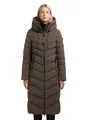 Produktbild: khujo Damen warmer Winter Steppmantel lange Winterjacke Wintermantel mit verstellbarer Kapuze Stoane2 Dull Green Gr. M