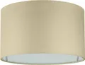 Produktbild: Wogati® Premium Lampenschirm E14/E27 Baumwolle|Farbe: Beige/Größe: Ø25cm Höhe 17,2cm