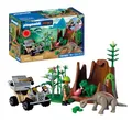 Produktbild: PLAYMOBIL Dinos Dinoversteck | Dino-Forscher mit Quad, T-Rex-Baby & Brachiosaurus-Baby | Kinder Spielzeug ab 4 Jahren | 72069