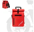 Produktbild: HITWAY Fahrradtasche, Wasserdichtes, 30L Gepäckträgertasche mit Reflektoren und Tragegriff