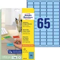 Produktbild: AVERY Zweckform Etiketten blau 38,1 x 21,2 mm, 20 Blatt