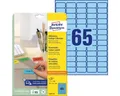 Produktbild: Avery Zweckform Etiketten Etiketten Inkjet/Laser/Kopier 38,1x21,2mm VE=1300 Stück blau