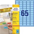Produktbild: AVERY Zweckform L4791-20 Blaue Etiketten (1.300 Aufkleber, 38,1x21,2 mm auf A4,