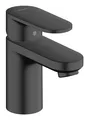 Produktbild: Hansgrohe Vernis Blend Einhebel-Waschtischmischer 70 CoolStart mit Zugstangen-Ablaufgarnitur Ausladung 89 mm - Mattschwarz - 71584670
