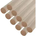 Produktbild: SO-TECH® Kleiderstange Garderobenstange Rundstab Holzstab zum Basteln Ø 30 mm Buche (Spar-Set, 10 St), Länge: 100 cm Ø 3 cm x 100 cm