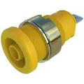 Produktbild: SKS Hirschmann SEB 2610 F4,8 Ni gelb Sicherheits-Einbaubuchse   Gelb 1 St.