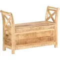Produktbild: Flurbank 103 X 33 X 72 Cm Massivholz Mango Vidaxl