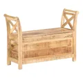 Produktbild: vidaXL Sitzbank Flurbank 103 x 33 x 72 cm Massivholz