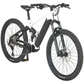 Produktbild: Prophete E-Bike MTB Dice 5.0 Full-Suspension Weiß-Schwarz Matt 27,5 Zoll