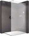 Produktbild: Bernstein Walk-in-Dusche EX101, 10mm ESG-Sicherheitsglas Nano-Beschichtung - Echtglas / Profilfarbe: Chrom, Milchglas / Breite wählbar / Duschabtrennung / Duschwand / 200cm Höhe