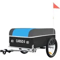 Produktbild: Tiggo VS Cargo II Fahrrad Lastenanhänger mit 130 Liter Volumen Klappbar Fahrradanhänger Transportanhänger - Blau