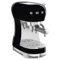 Produktbild: SMEG ECF02BLEU 50s Style Espresso-Kaffeemaschine Schwarz