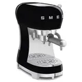 Produktbild: SMEG ECF02BLEU 50s Style Espresso-Kaffeemaschine Schwarz