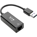 Produktbild: Eaton TRIPPLITE USB 3.0 to Gigabit Ethernet NIC Network Adapter 10/100/1000Mbps Black (RJ45 Gigabit Ethernet (1x)) (U336-000-R)