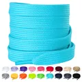 Produktbild: 2 Paar Flache Schnürsenkel, 10 mm breite Reißfeste Schuhbänder für Sneakers, ...