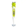 Produktbild: Reer 9808 Digitales Fieber-Thermometer fürs Baby, flexible Spitze, mit süßem Frosch-Motiv, Digitales Fieberthermometer, Frosch, 1 Stück (1er Pack)
