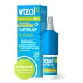 Produktbild: Vizol S 0,21% Fast Relief Augentropfen10 ml lindern sofort und wirksam leichte bis mittelschwere Symptome trockener und gereizter Augen, Ohne Konservierungsmittel