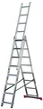 Produktbild: Krause CORDA Aluminium Sprossen Vielzweckleiter 3x8 Sprossen Arbeitshöhe 5,40m